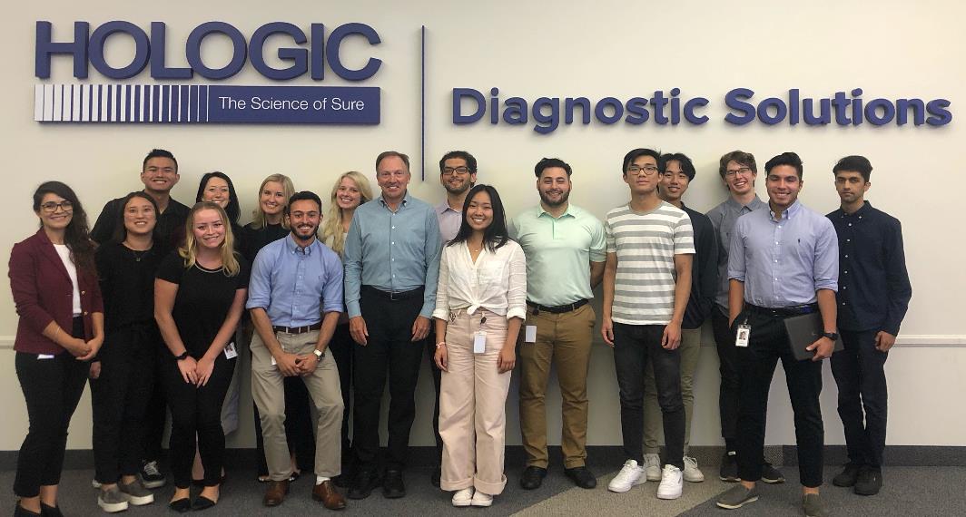 Group of Hologic students